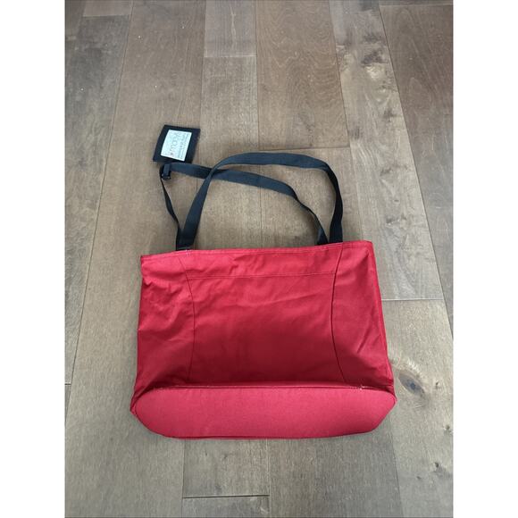 Victorinox Red Canvas Tote Bag with Black Straps Branded Swiss Army Makers - Picture 2 of 4